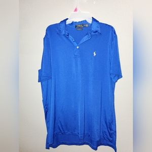 Polo by Ralph Lauren performance shirt Blue Mens Large Back to School